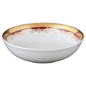 Набор салатников 19 см 6 шт  Thun &quot;Кристина /Лилии на красном&quot; / 056209