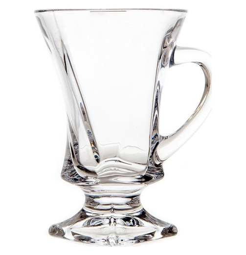 Кружки для горячих напитков 100 мл 6 шт н/н  Crystalite Bohemia "Квадро /Без декора" / 116840 — 