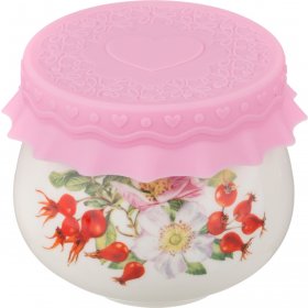 Емкость для меда/варенья 180 мл с силиконовой крышкой  LEFARD "Шиповник" / 190398