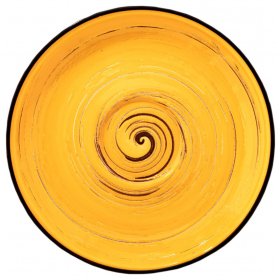 Блюдце 15 см жёлтое Wilmax "Spiral" / 261621