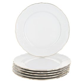 Набор тарелок 19 см 6 шт  Thun &quot;Бернадотт /Отводка золото&quot; / 006038