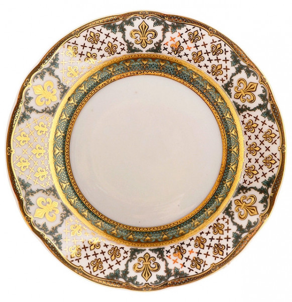 Набор тарелок 17 см 6 шт  Bohemia Porcelan Moritz Zdekauer 1810 s.r.o. &quot;Анжелика 814 /Королевская лилия&quot; / 100575