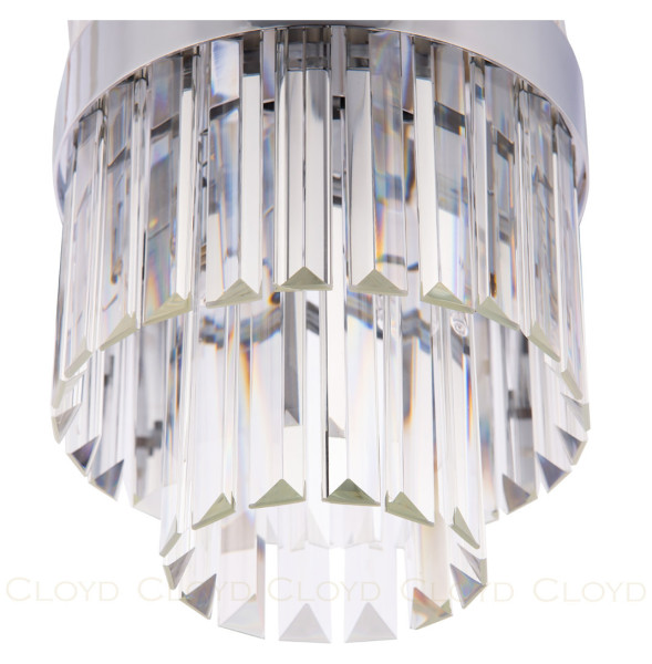 Подвесной светильник Cloyd BROTIGAN-A P4 / Ø20 см - хром / 311826