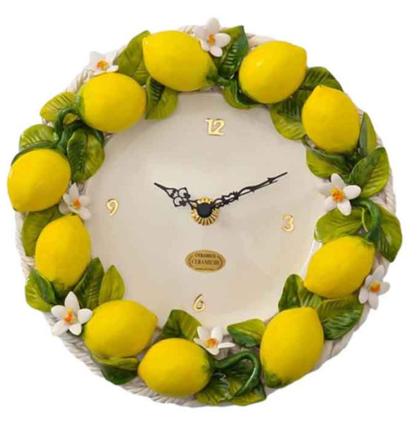 Часы настенные 34 см  Orgia &quot;Лимоны&quot; / 298795