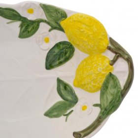 Блюдо 43 х 27 см Лист  Annaluma snc &quot;Лимон&quot; / 247624