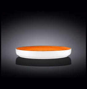Тарелка 28 см оранжевая  Wilmax "Spiral"   / 327567