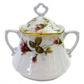 Сахарница 250 мл  Cmielow &quot;Камелия /Шиповник&quot; / 156373