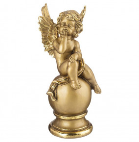 Фигурка 33 см  ИП Шихмурадов "Ангел на шаре" /бронза с позолотой / 273611