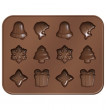 Формочки для шоколада 18 х 14 см рождественские мотивы  &quot;Tescoma /DELÍCIA SILICONE&quot; / 142568