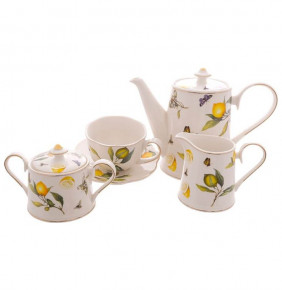 Чайный сервиз на 6 персон 15 предметов  Royal Classics "Лимоны" / 308132