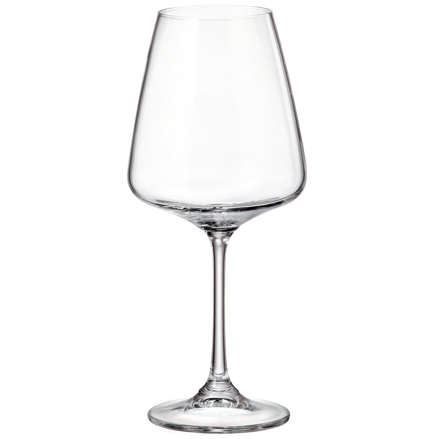 Бокалы для красного вина 450 мл 6 шт  Crystalite Bohemia "Наоми /Без декора" / 013013