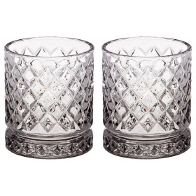 Стаканы для виски 340 мл 2 шт  Alegre Glass &quot;Diamant smoky&quot; / 289094