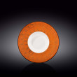 Тарелка 22,5 см глубокая оранжевая  Wilmax &quot;Splash&quot; / 261821