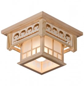 Светильник потолочный 1 рожковый из дерева Окно / 304414