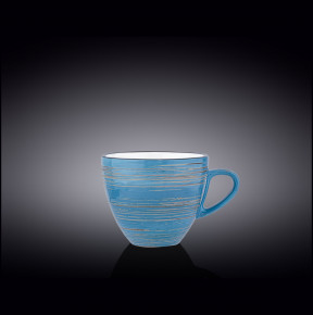 Чайная чашка 300 мл голубая  Wilmax "Spiral" / 261672