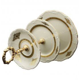 Этажерка 3-х ярусная  Thun "Мария-Луиза /Золотое изобилие /СК" / 107915