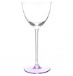 Бокал для белого вина 260 мл 1 шт  Crystalite Bohemia &quot;Колорс /Разноцветная ножка&quot; (фиолетовый) / 171546