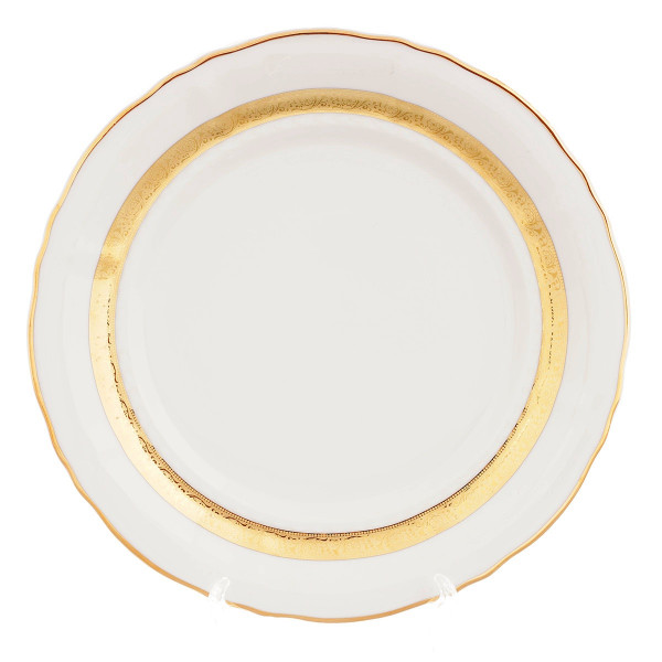 Набор тарелок 25 см 6 шт  Leander &quot;Соната /Цветочный узор на золоте&quot; / 148658