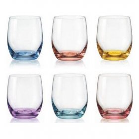 Стаканы для виски 300 мл 6 шт  Crystalex CZ s.r.o. &quot;Клаб /D4696 /Ассорти&quot; / 170095