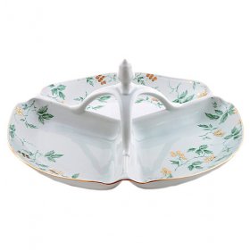 Менажница 29,5 см  Leander &quot;Мэри-Энн /Зеленые листья&quot; / 157927