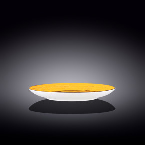Тарелка 25,5 см жёлтая  Wilmax "Spiral" / 261601