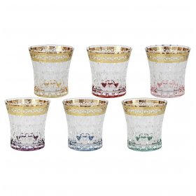 Стаканы для виски 270 мл 6 шт  Same Crystal &quot;Флоренция /Ассорти&quot; / 292038