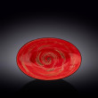Салатник 30 x 19,5 x 7 см овальный красный  Wilmax &quot;Spiral&quot; / 261571