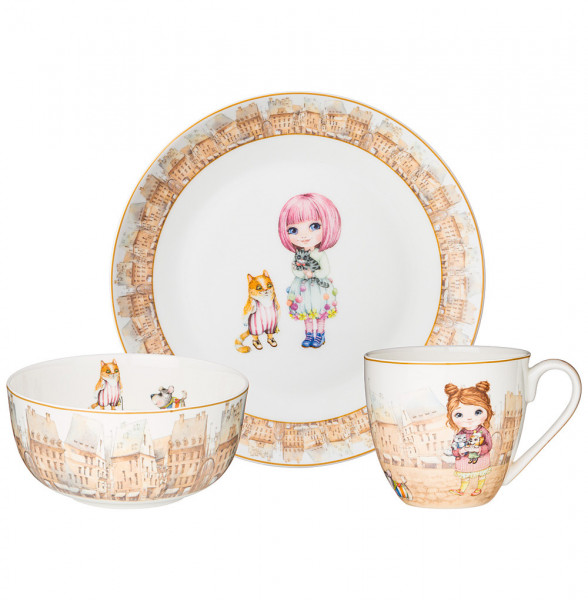 Детский набор посуды 3 предмета  LEFARD &quot;Fashion princess&quot; / 252086