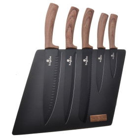 Набор кухонных ножей на магнитной подставке 6 предметов &quot;Berlinger Haus&quot; / 214603