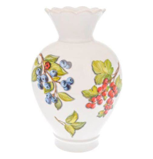 Ваза для цветов 31 см  Artigianato Ceramico by Caroline &quot;Artigianato ceramico /Лесные ягоды&quot; / 243567