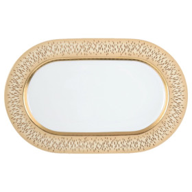 Блюдо 36 см овальное  Falkenporzellan &quot;Риальто /Золото на бежевом&quot; / 119649