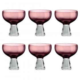 Креманки 350 мл 6 шт лиловые  Pozzi Milano 1876 &quot;Fun Classy&quot; (подарочная упаковка) / 355301