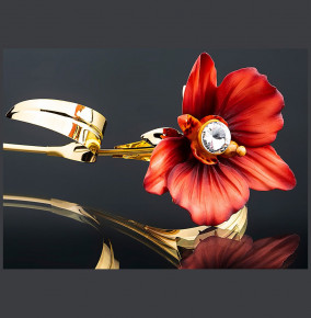 Цветок декоративный 46 см  Cevik Group "Орхидея красная /Чевик"  / 170417