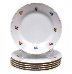 Набор тарелок 17 см 6 шт  Jeremy s.r.o. "Офелия /Мелкие цветы" Е-М / 123880