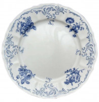 Набор тарелок 17 см 6 шт  Thun "Бернадотт /Синие розы" / 030439
