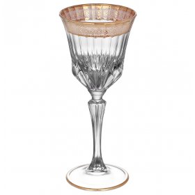 Бокалы для белого вина 220 мл 6 шт  Art Design &quot;Адажио /Королевская лента /золото&quot; / 289765