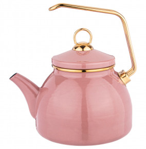 Чайник 2,3 л эмалированный розовый "Agness /Deluxe" / 220894
