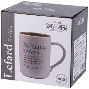 Кружка 400 мл  LEFARD "Coffeemania /Be happy always." / 337445