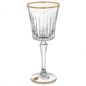 Бокал для белого вина 230 мл 1 шт "Таймлесс /Отводка золото" / 369063