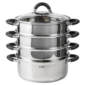 Пароварка-мантоварка 5 предметов 4,1 л  Taller &quot;Шарлотта /TalleR&quot; / 244807