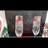 Бокалы для шампанского 190 мл 2 шт  Crystalex CZ s.r.o. "Виола /Красные шары /золото" / 215394