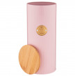 Емкость для продуктов 11 х 27 см 2,3 л розовая Спагетти  Agness &quot;Majesty&quot; / 252379