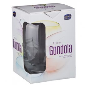 Ваза для цветов 18 см  Crystalex CZ s.r.o. &quot;Гондола /Без декора&quot; / 111393