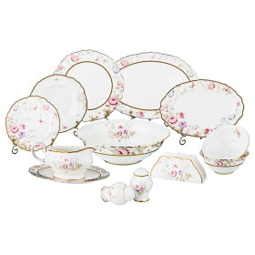 Столовый сервиз на 6 персон 28 предметов (без супника)  LEFARD &quot;silk&quot; / 192405