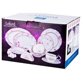 Столовый сервиз на 6 персон 28 предметов (без супника)  LEFARD &quot;silk&quot; / 192405