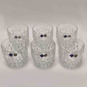 Стаканы для виски 350 мл 6 шт  Bohemia Jihlava &quot;Lisboa /Без декора&quot; хрусталь Йиглава / 208008