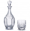 Набор для виски 3 предмета (графин 800 мл + 2 стакана по 250 мл)  Crystalite Bohemia &quot;Сафари /Без декора&quot; / 037008