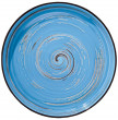 Тарелка 23 см голубая  Wilmax &quot;Spiral&quot; / 261656