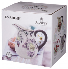 Кувшин 1,15 л 18 х 13 х 16,5 см  Agness "Корейская роза" / 236754