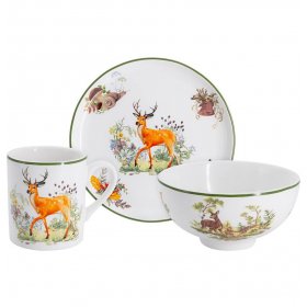 Детский набор 3 предмета  IMARI &quot;Олени&quot; (подарочная упаковка) / 328279